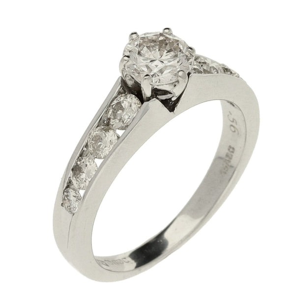 18ct White Gold Diamond Solitaire Engagement Ring - 1.00ct