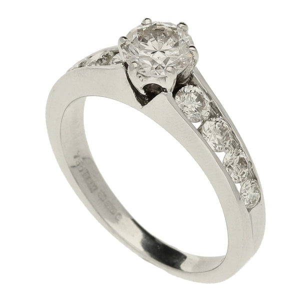 18ct White Gold Diamond Solitaire Engagement Ring - 1.00ct