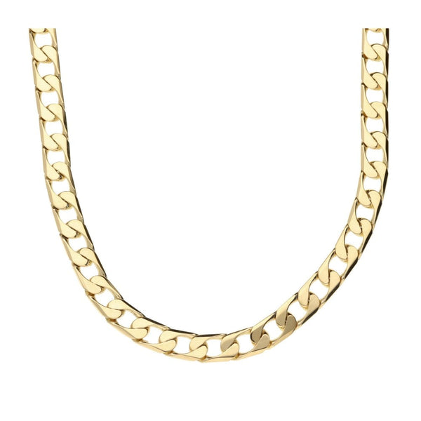 9ct Yellow Gold Curb Chain 20" - 32.20g