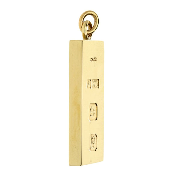9ct Yellow Gold Gents Ingot Pendant - 29.9g
