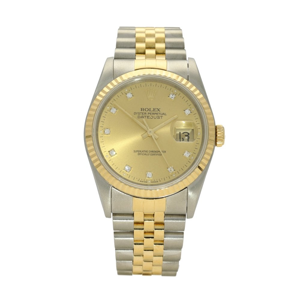 Datejust 16233 - Gents Watch - Diamond Dial - 1991