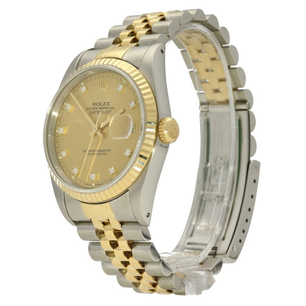 Datejust 16233 - Gents Watch - Diamond Dial - 1991