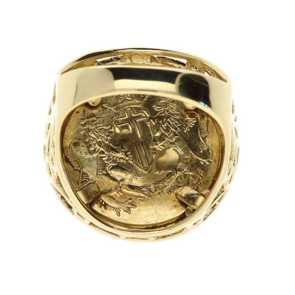 9ct Yellow Gold St Georges Ring