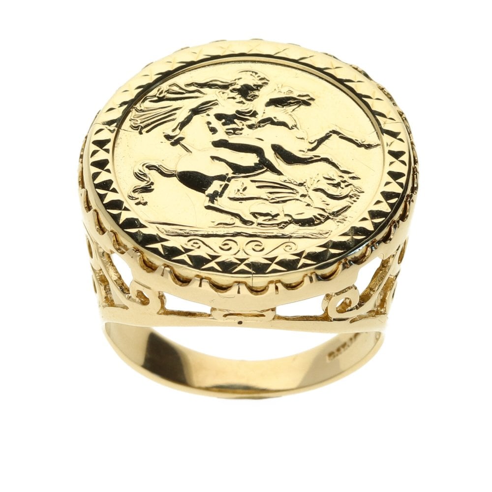 9ct Yellow Gold St Georges Ring