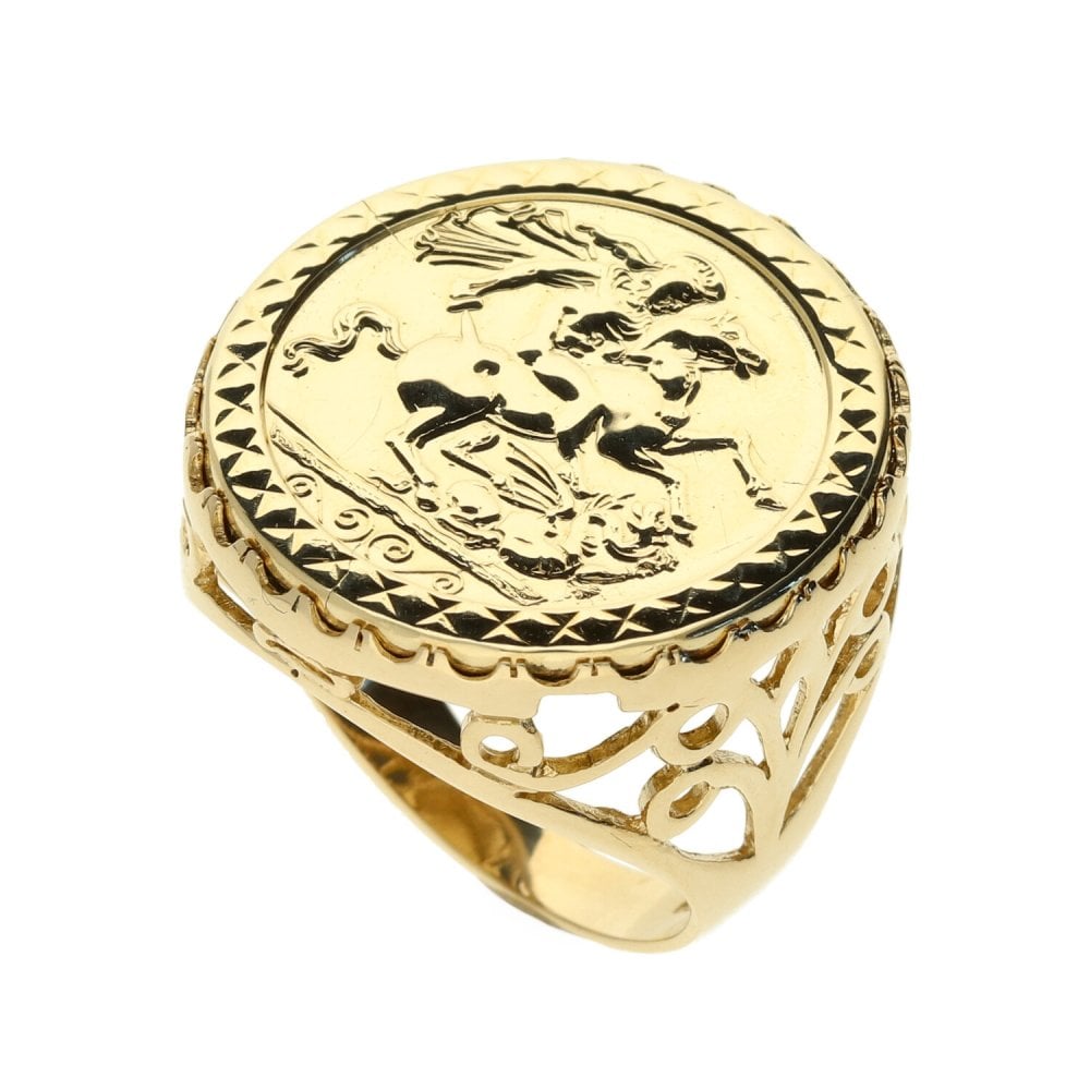 9ct Yellow Gold St Georges Ring