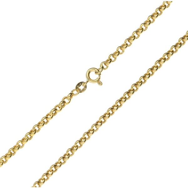 9ct Yellow Gold Gents  Belcher Chain- 28"