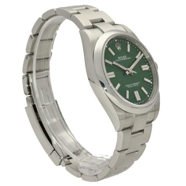 Oyster Perpetual- Gents Watch -124300 - Green Dial - 2020