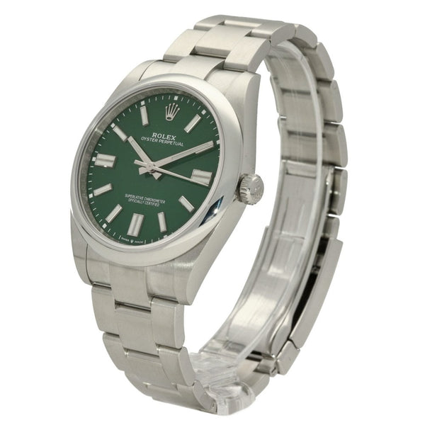 Oyster Perpetual- Gents Watch -124300 - Green Dial - 2020