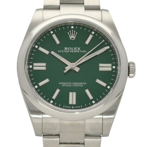 Oyster Perpetual- Gents Watch -124300 - Green Dial - 2020