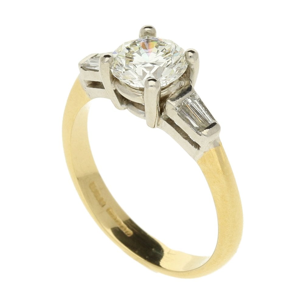 14ct Yellow Gold Diamond Engagement Ring - 1.17ct