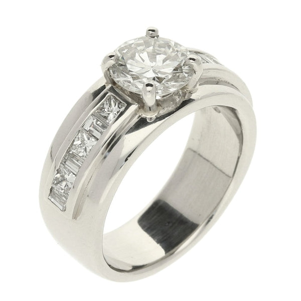 Platinum Diamond Engagement Ring - 2.20ct