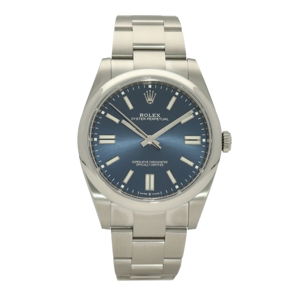 Oyster Perpetual- Gents Watch -124300 - Blue Dial - 2021