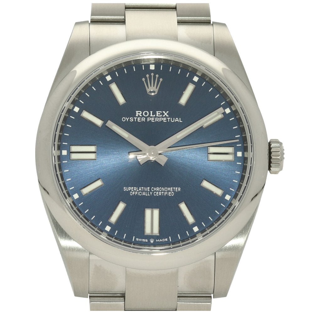 Oyster Perpetual- Gents Watch -124300 - Blue Dial - 2021