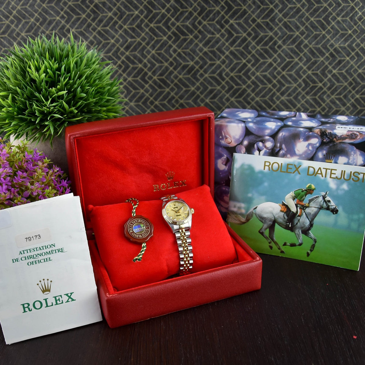 Second Hand Rolex Datejust 79173 - Jubilee Diamond Dial -1998