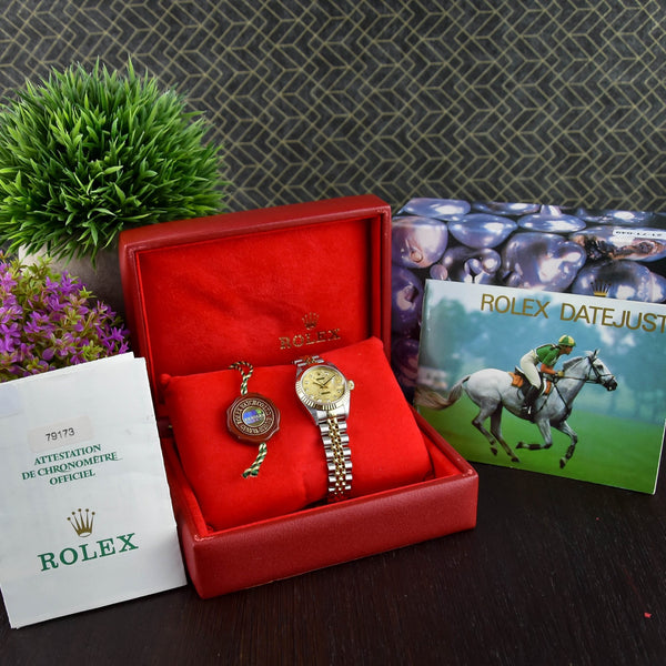 Second Hand Rolex Datejust 79173 - Jubilee Diamond Dial -1998
