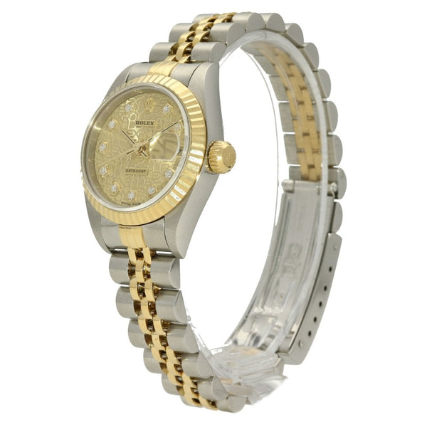 Second Hand Rolex Datejust 79173 - Jubilee Diamond Dial -1998