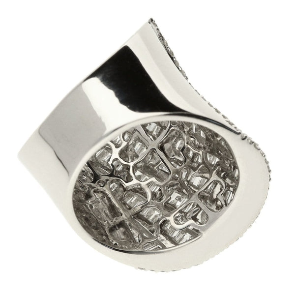 18ct White Gold Diamond Cocktail Ring