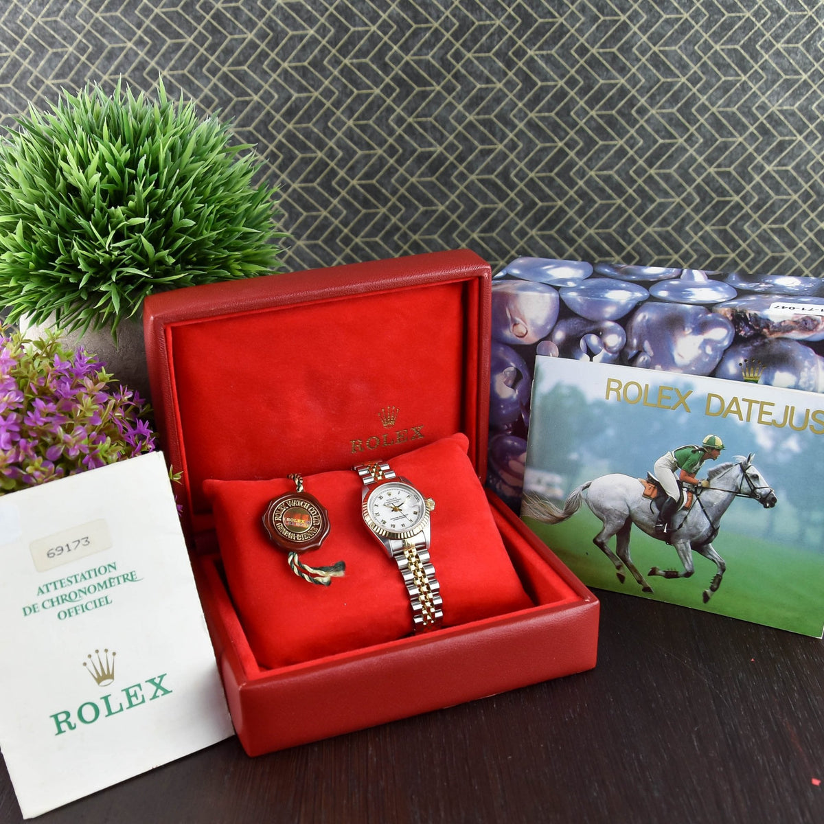 Datejust 69173 - Ladies Watch -White Dial-1996