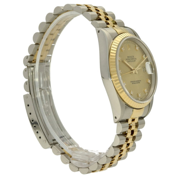 Datejust 16233 - Champagne Diamond Dial - 1994