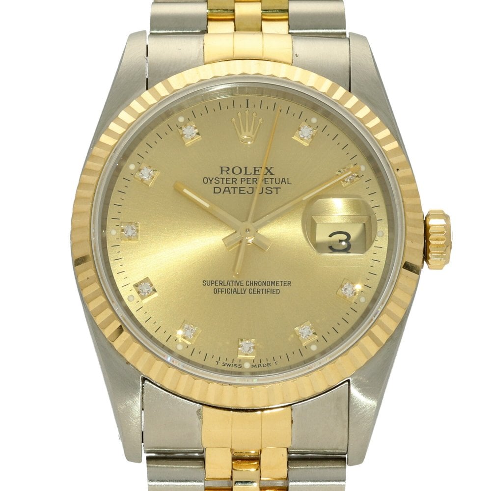 Datejust 16233 - Champagne Diamond Dial - 1994