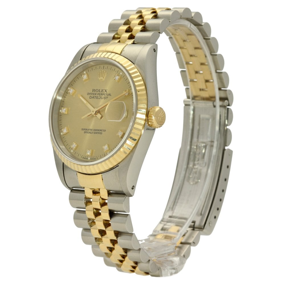 Datejust 16233 - Champagne Diamond Dial - 1994