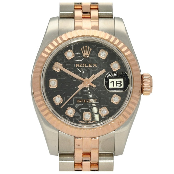 Datejust 179171 - Lady's Watch - Black Diamond Dial - 2013