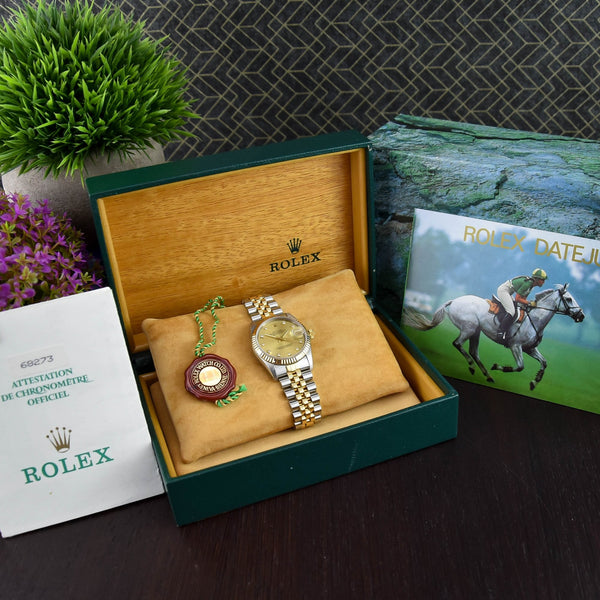 Datejust 68273 - Mid-Size Watch - Diamond Dial - 1992