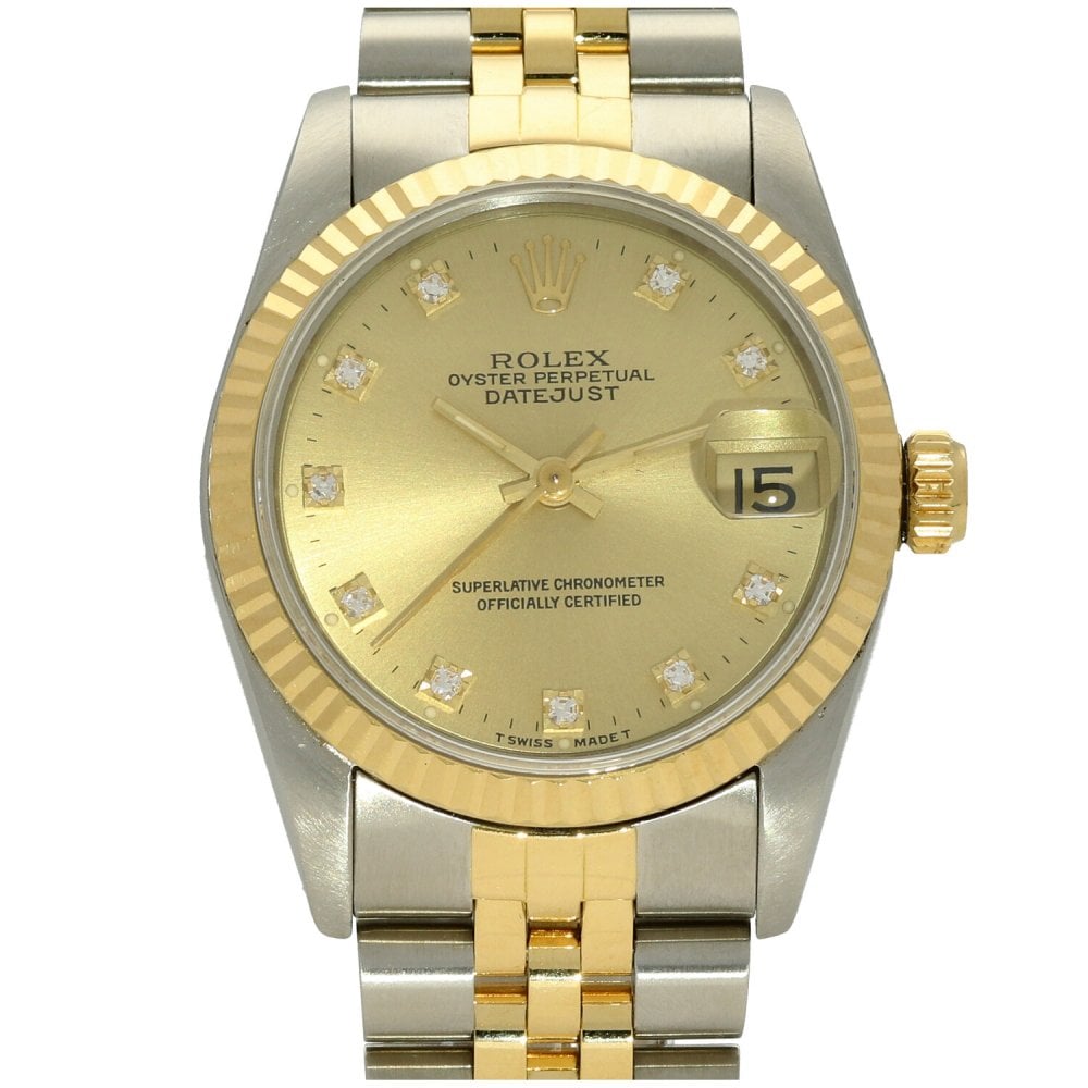 Datejust 68273 - Mid-Size Watch - Diamond Dial - 1992