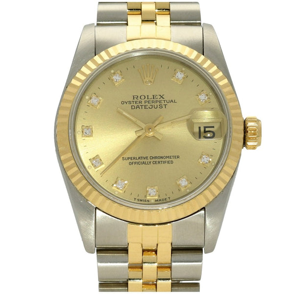 Datejust 68273 - Mid-Size Watch - Diamond Dial - 1992