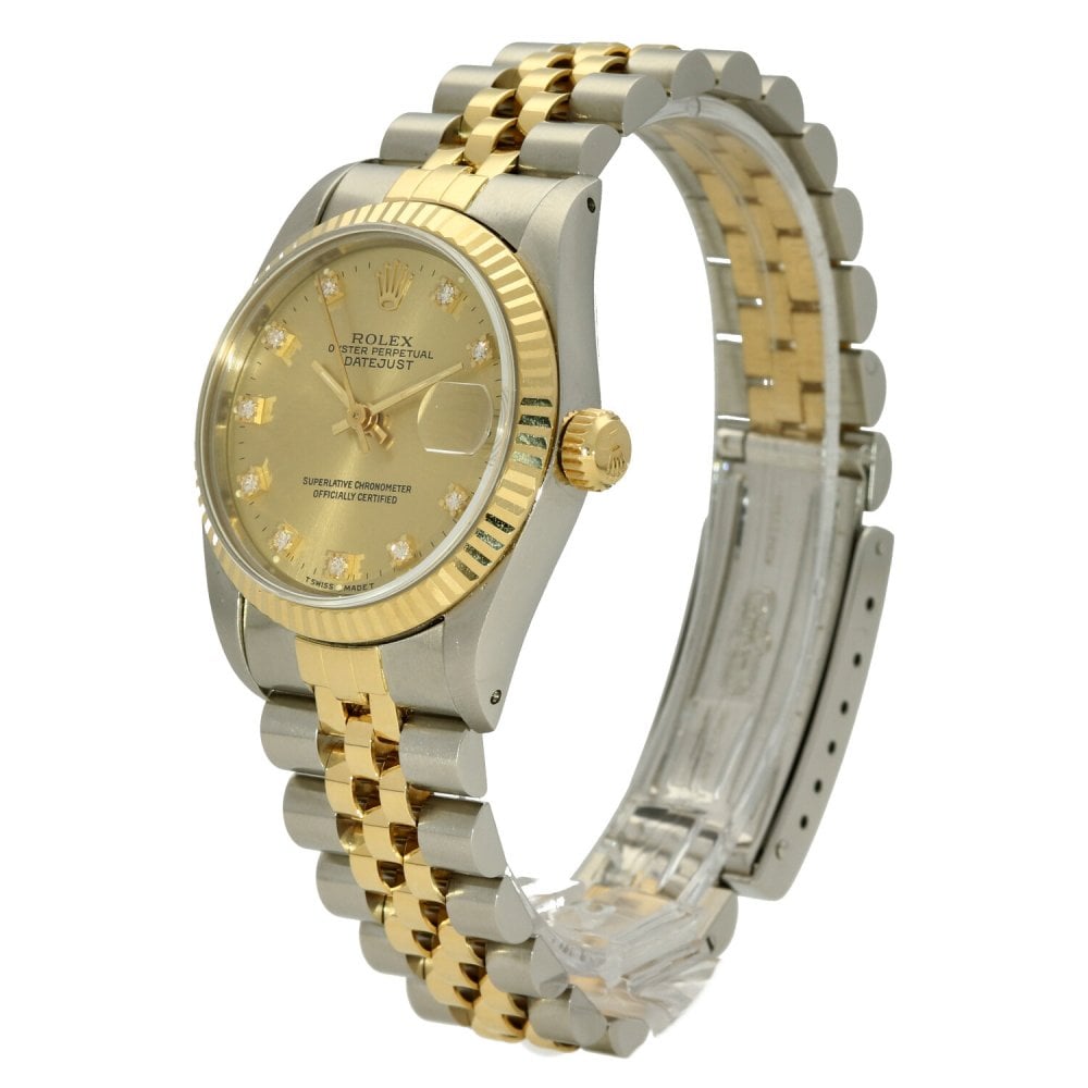 Datejust 68273 - Mid-Size Watch - Diamond Dial - 1992