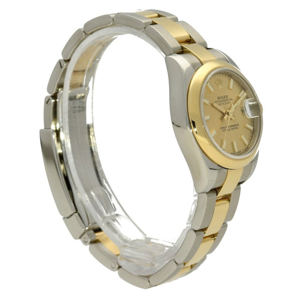 Datejust 179163 - Bi-Metal - Champagne & Baton Dial - 2004
