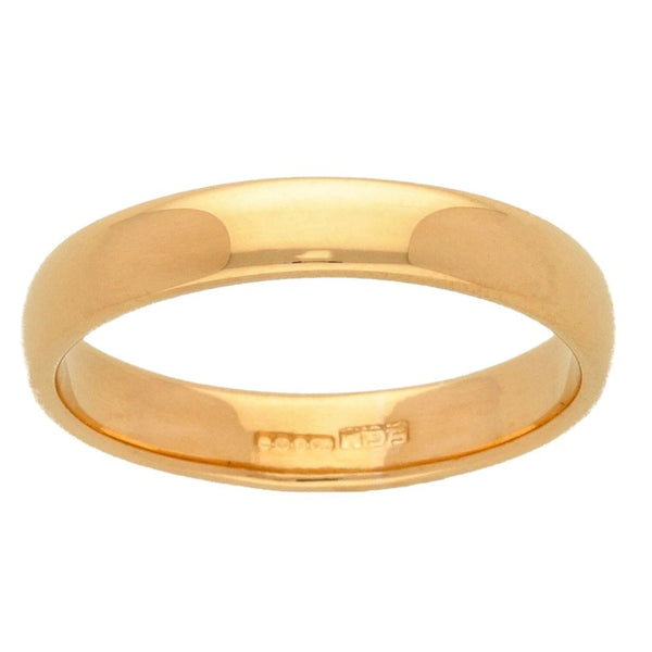 22ct Yellow Gold Ladies Wedding Band- Size M - 4.1g