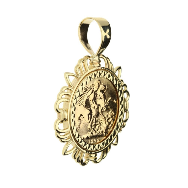 1979 Gold Full Sovereign Pendant-12.8g