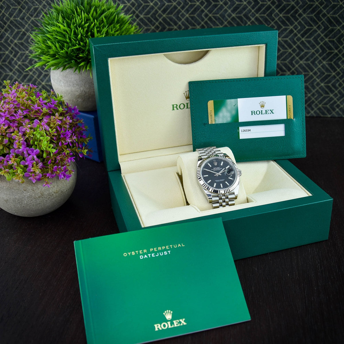 Datejust 126334 - Gents Watch - Black Dial - 2019