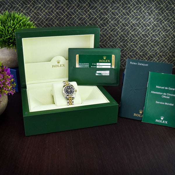 Datejust 179173 - Ladies Watch - Black Jubilee Dial - 2011