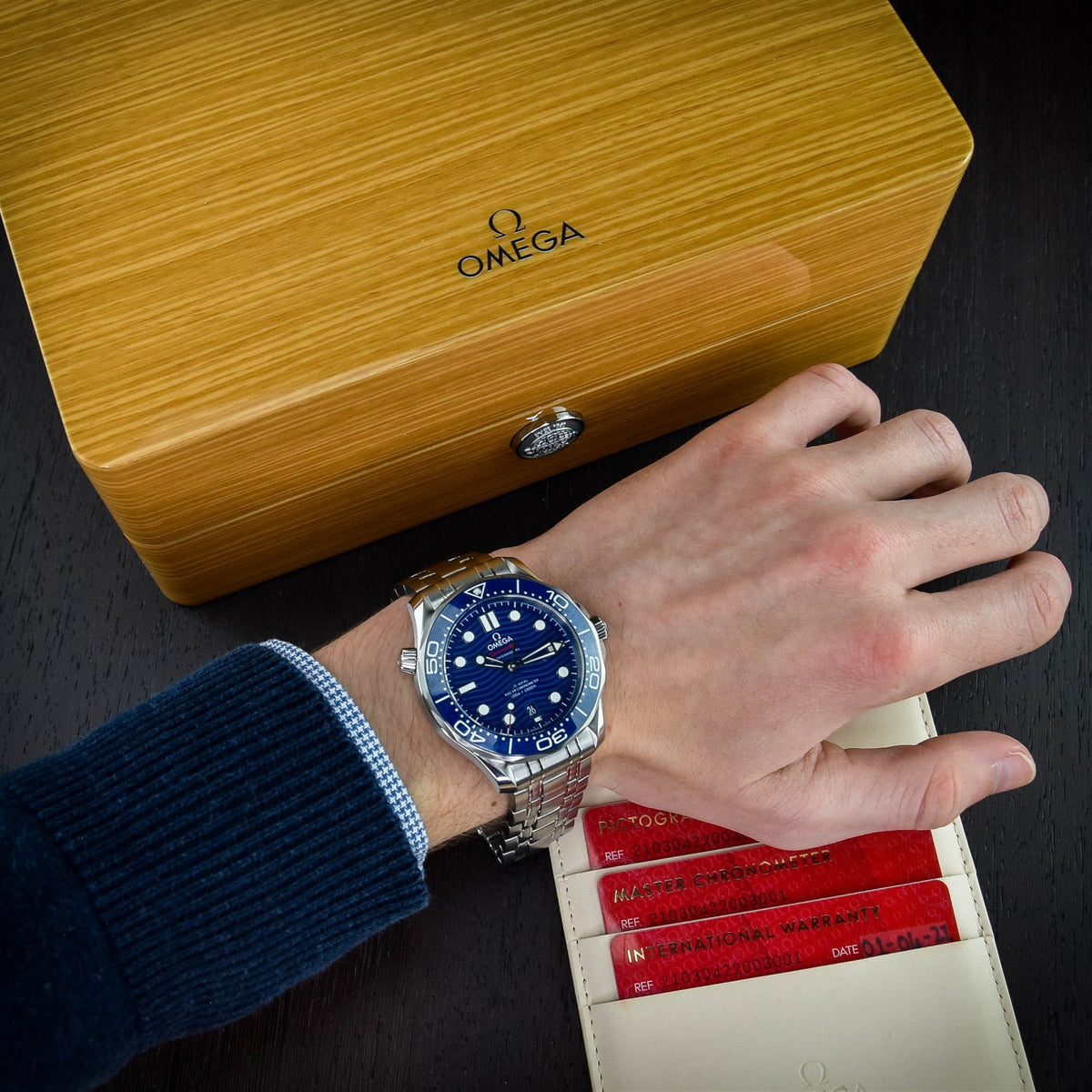 Seamaster 210.30.42.20.03.001 - Gents Watch - Blue Dial - 2021