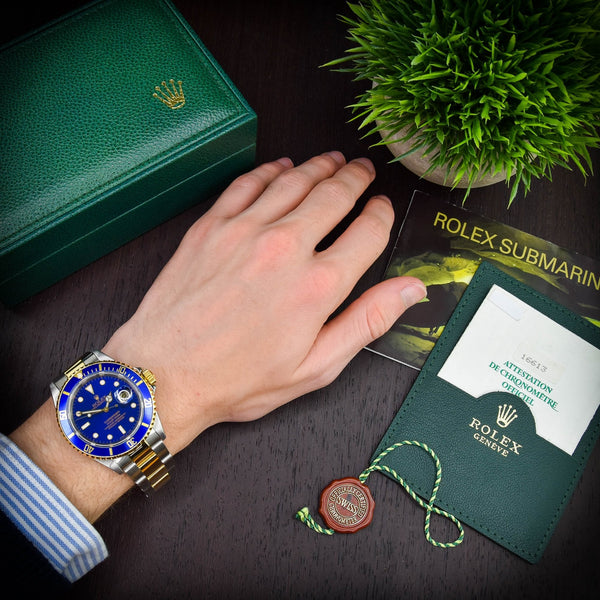 Submariner 16613 - Blue Dial - 1997
