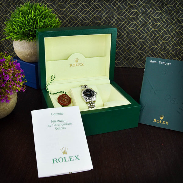 Datejust 179174 - Ladies Watch - Black Dial - 2005