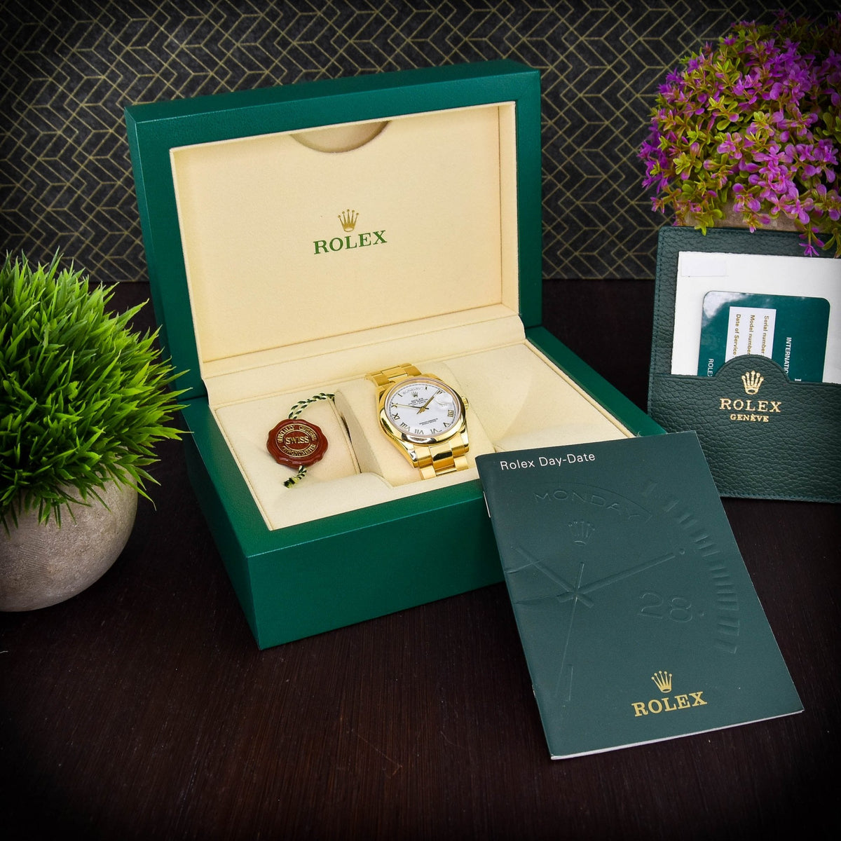 Day-Date 118208 - White Dial - 2001