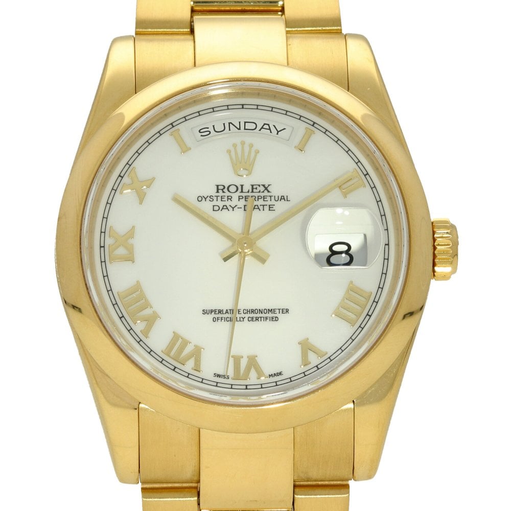 Day-Date 118208 - White Dial - 2001