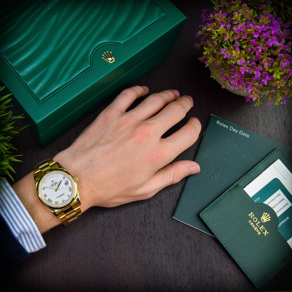 Day-Date 118208 - White Dial - 2001