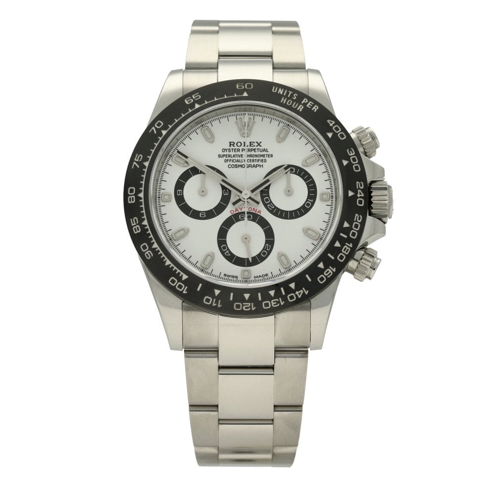 Daytona 116500LN - White Dial - Black Ceramic Bezel - 2018