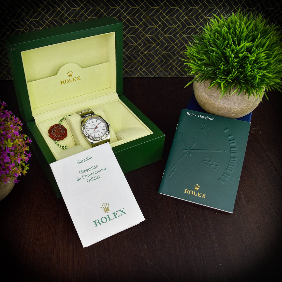 Datejust Turn-O-Graph - Gents Watch - White Dial - 2005