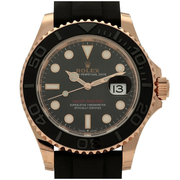 Yacht-Master 126655 - Rose Gold Watch - Black Dial - 2021