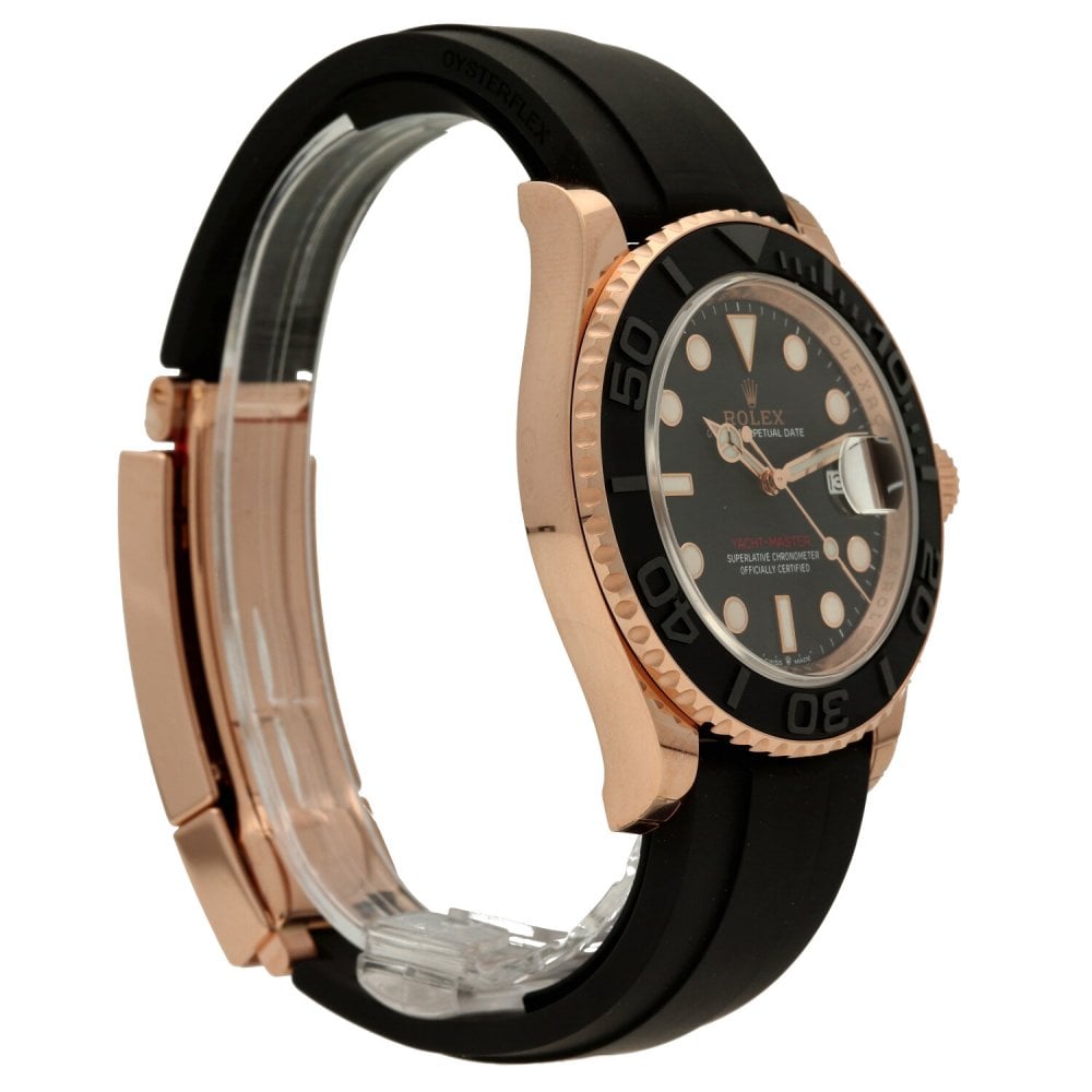 Yacht-Master 126655 - Rose Gold Watch - Black Dial - 2021
