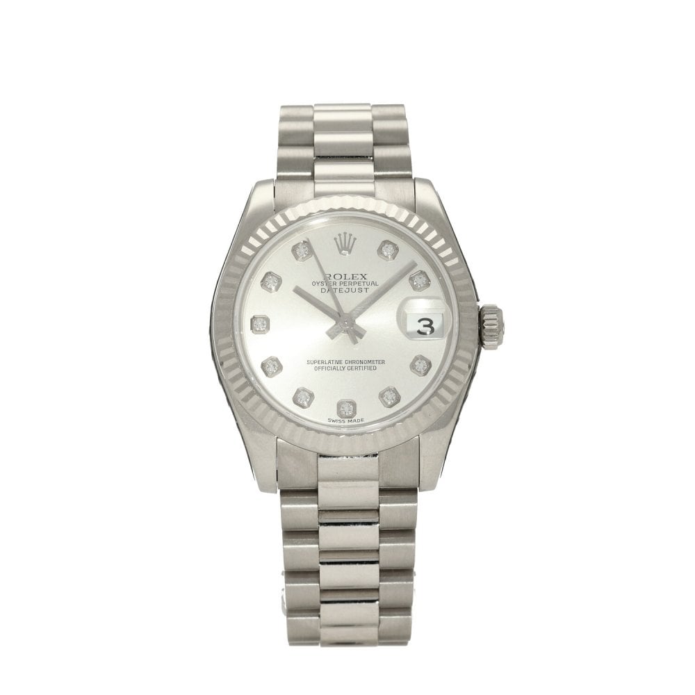 Datejust 178279 - 31mm White Gold Watch - Diamond Dial - 2007