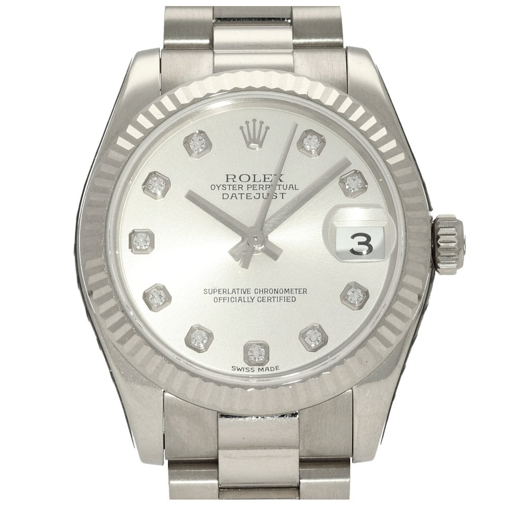 Datejust 178279 - 31mm White Gold Watch - Diamond Dial - 2007