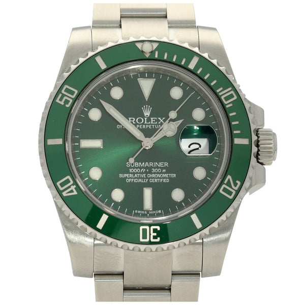 Submariner 116610LV - Green Dial - Hulk - 2010