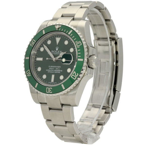 Submariner 116610LV - Green Dial - Hulk - 2010
