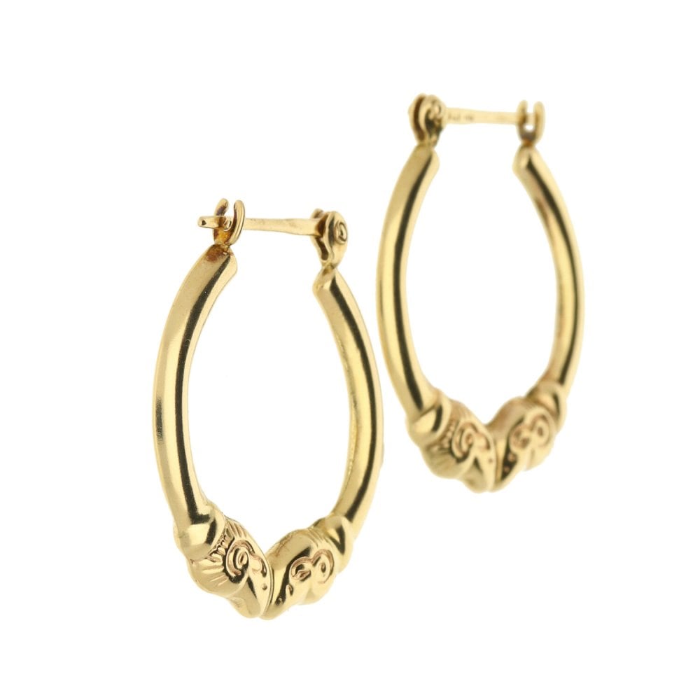 9ctYellow Gold Creole Earrings